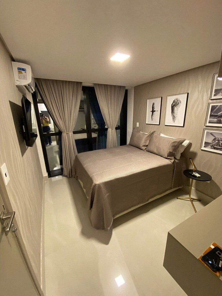 Apartamento Beira Mar do Cabo Branco, 2 suites