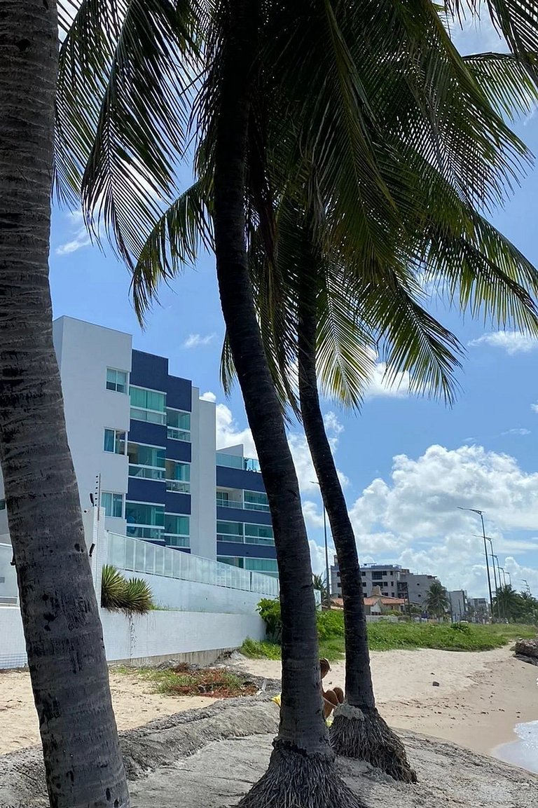 Pe na areia no Caribessa