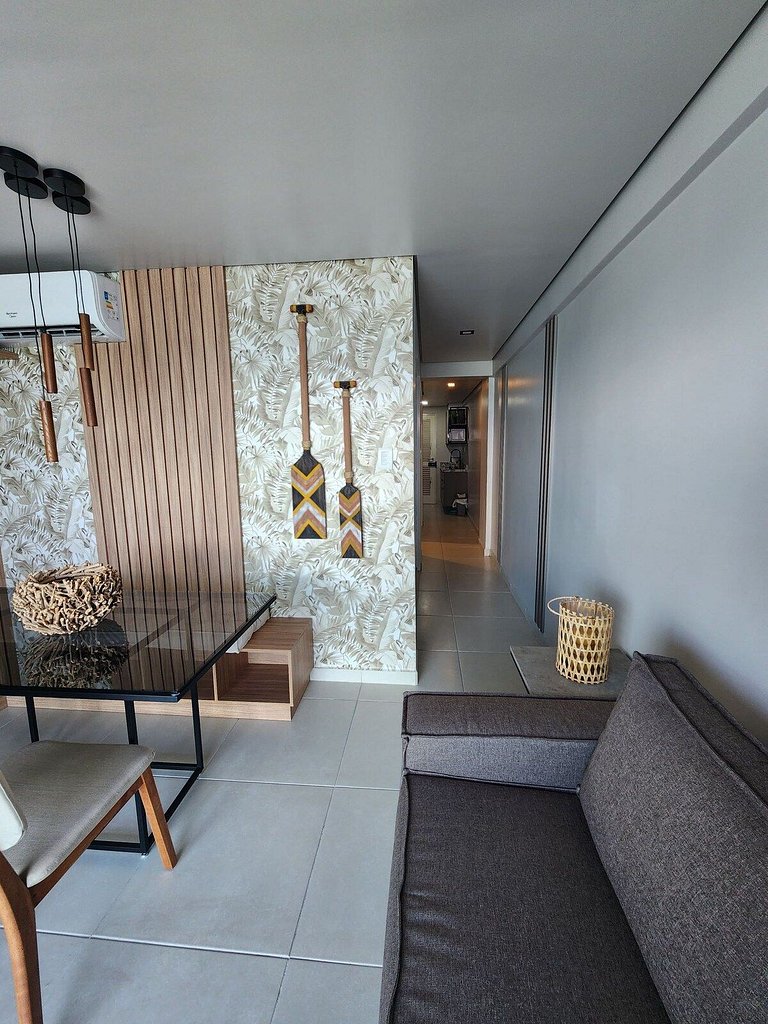 Apartamento Pe na Areia Porteira fechada 1