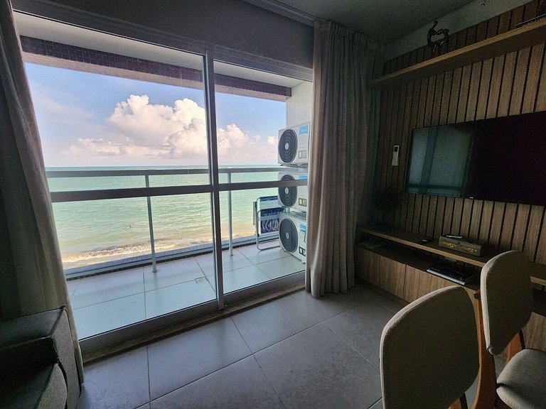 Apartamento Pe na Areia Porteira fechada 1