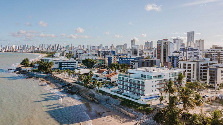 Apartamento Pe na Areia Porteira fechada 1