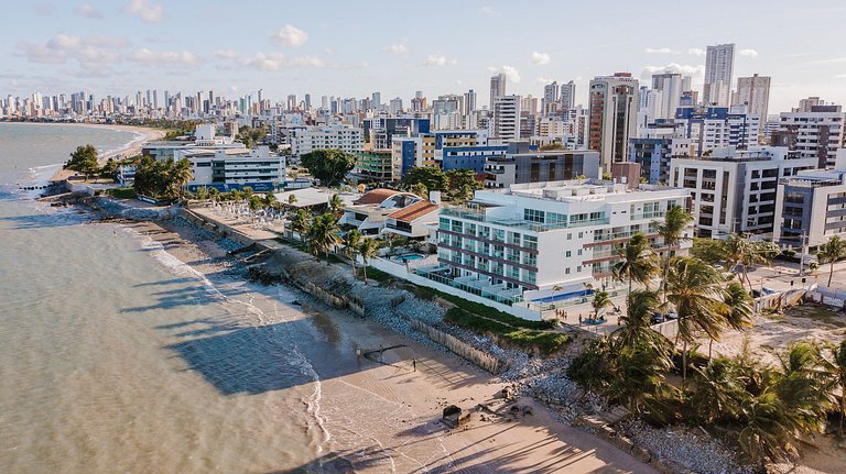 Apartamento Pe na Areia Porteira fechada 1