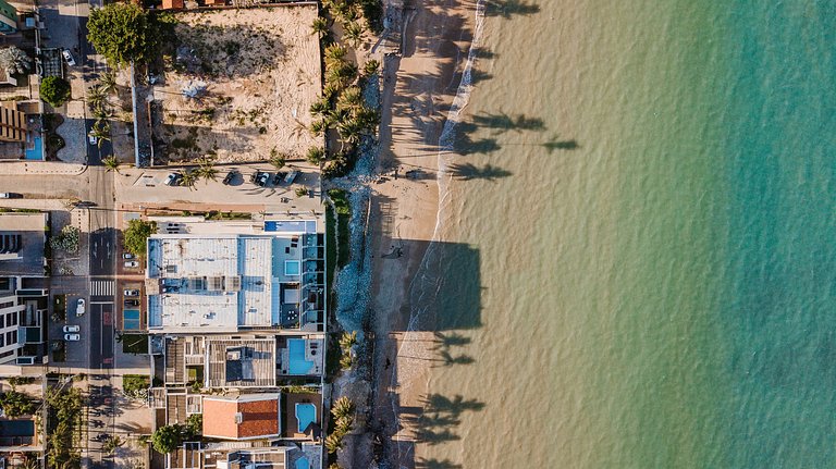 Apartamento Pe na Areia Porteira fechada 1