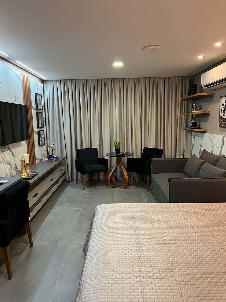 Lindo Studio alto padrao na praia do Cabo Branco