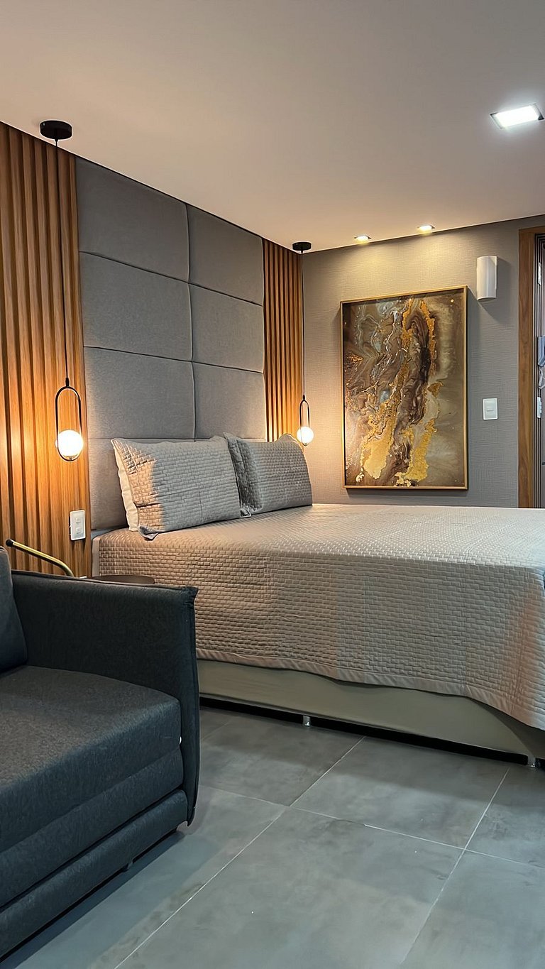 Lindo Studio alto padrao na praia do Cabo Branco