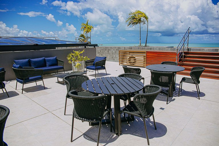 Lindo Studio alto padrao na praia do Cabo Branco