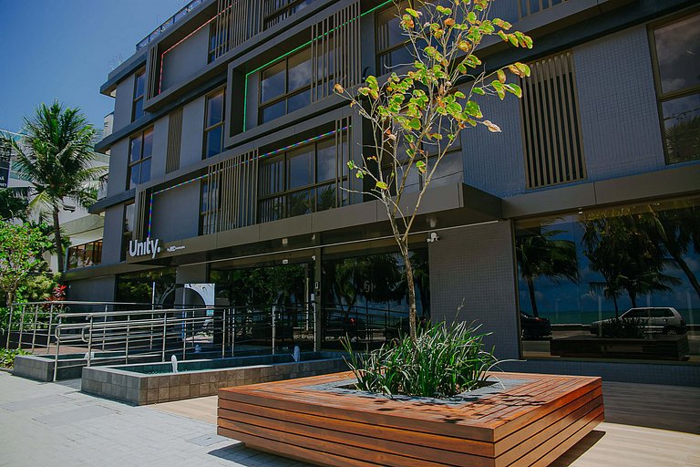 Lindo Studio alto padrao na praia do Cabo Branco