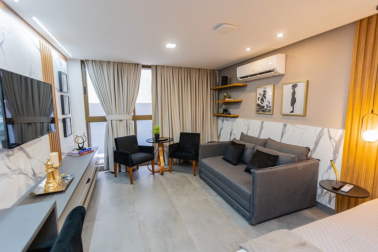 Lindo Studio alto padrao na praia do Cabo Branco