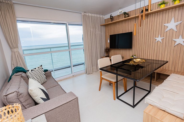 Apartamento Pe na Areia Porteira fechada 1