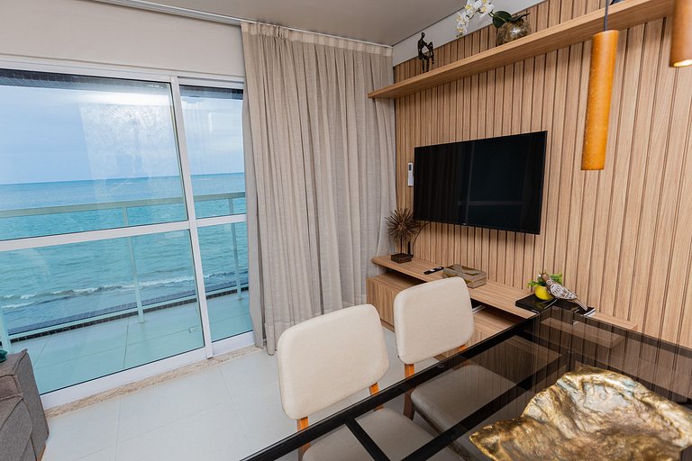 Apartamento Pe na Areia Porteira fechada 1
