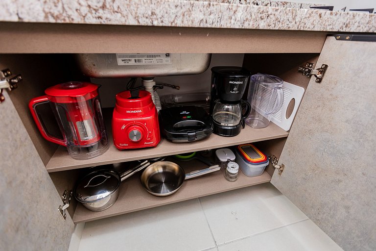 Apartamento Pe na Areia Porteira fechada 1