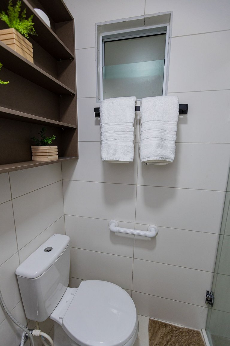 Apartamento Pe na Areia Porteira fechada 1