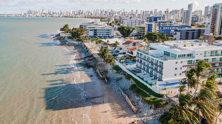 Apartamento Pe na Areia Porteira fechada 1