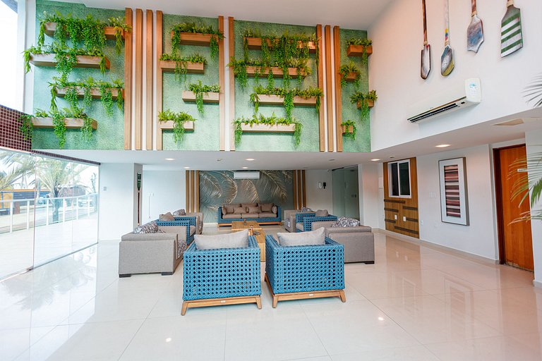 Apartamento Pe na Areia Porteira fechada 1