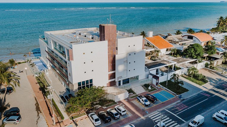 Apartamento Pe na Areia Porteira fechada 1