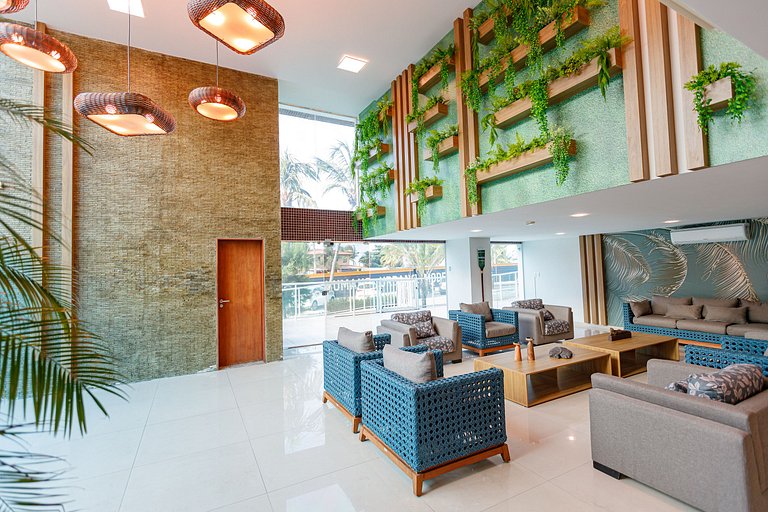 Apartamento Pe na Areia Porteira fechada 1