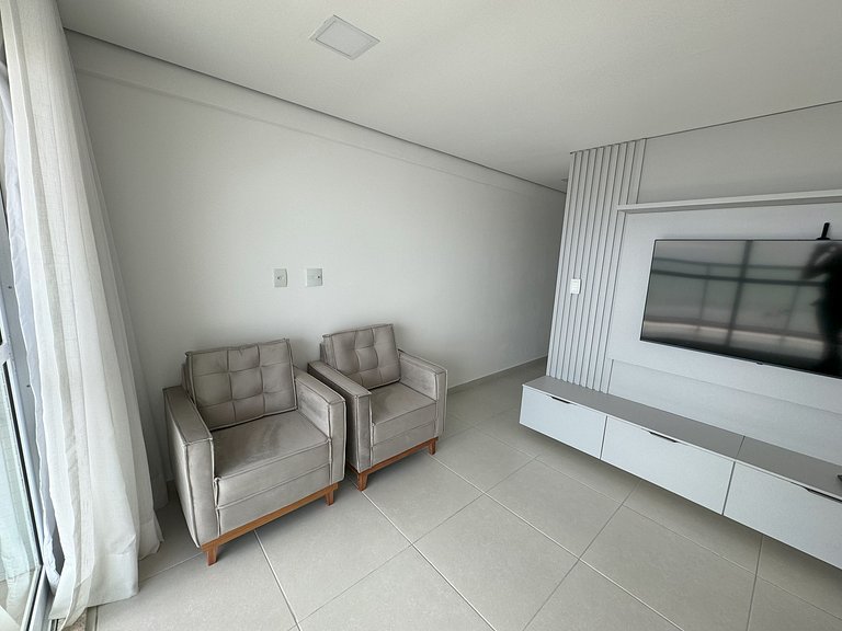 Lindo apartamento pé na areia