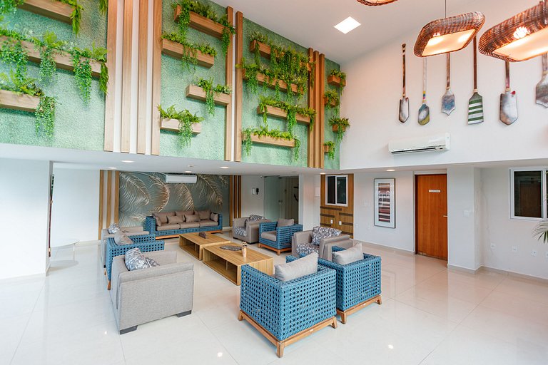Lindo apartamento pé na areia