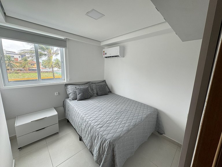 Lindo apartamento pé na areia