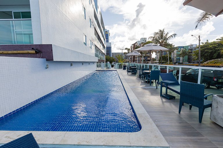 Apartamento Pe na Areia Porteira fechada 1