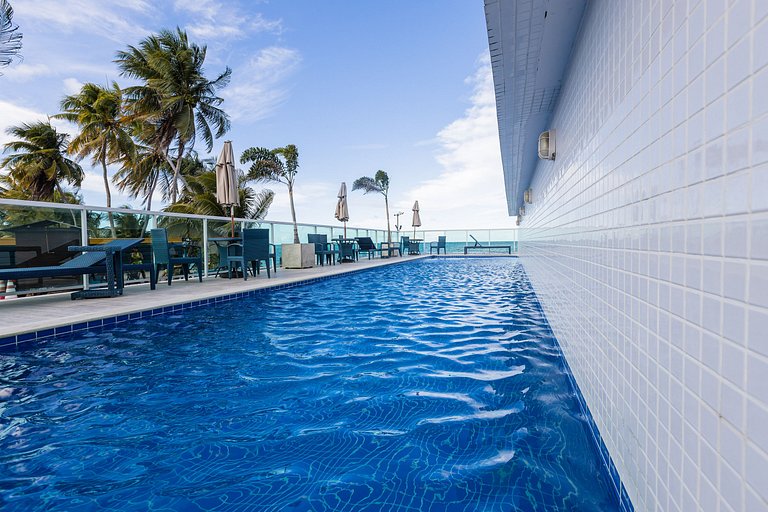 Apartamento Pe na Areia Porteira fechada 1