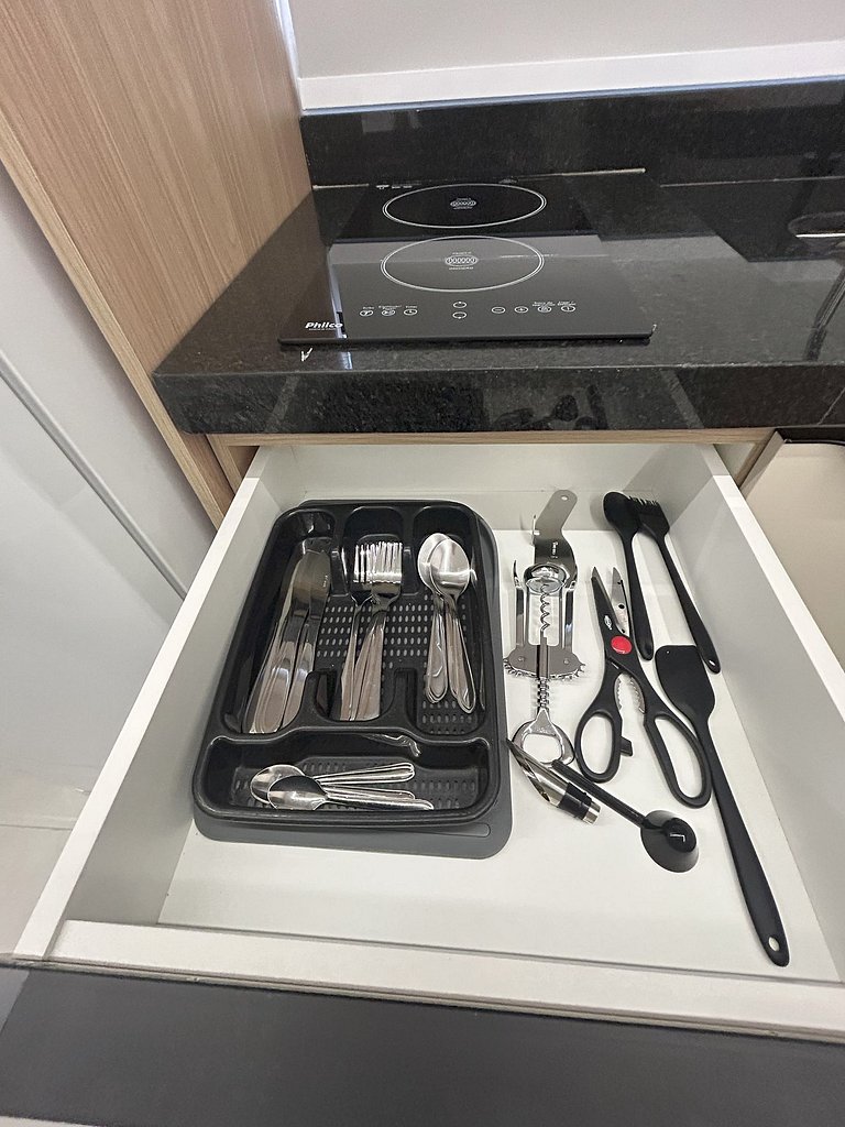 Flat Cabo Branco Aurea 50m do mar 306