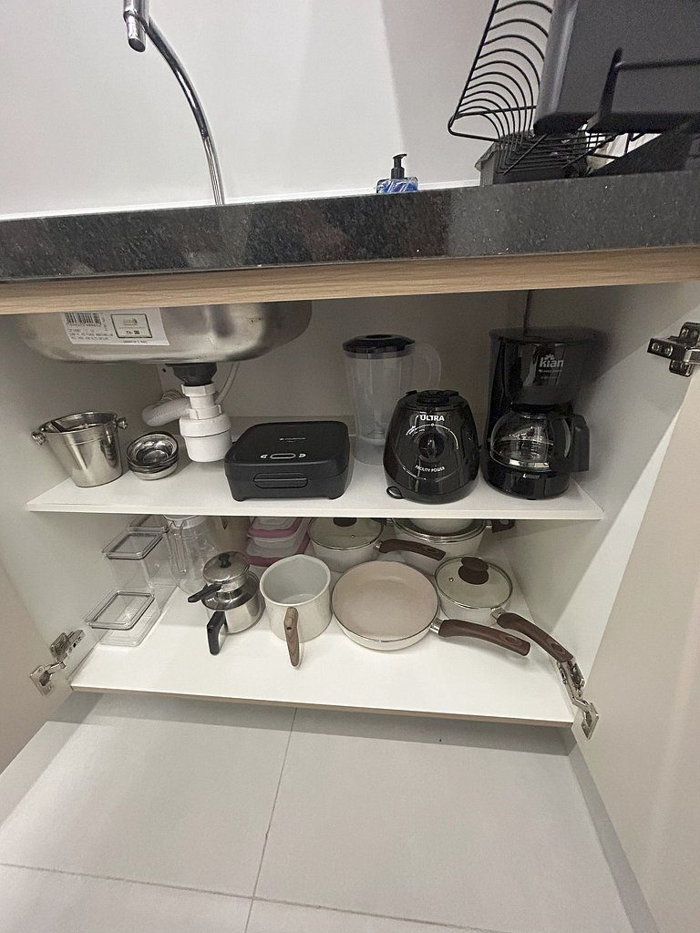 Flat Cabo Branco Aurea 50m do mar 306