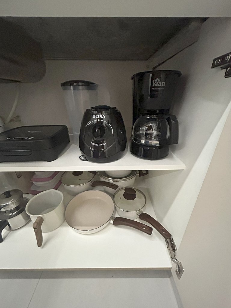 Flat Cabo Branco Aurea 50m do mar 306