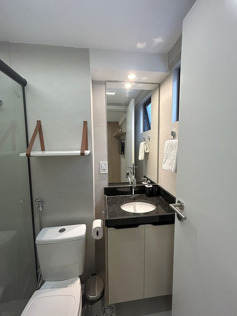 Flat Cabo Branco Aurea 50m do mar 306