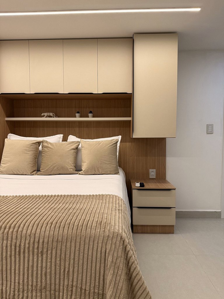 Flat Cabo Branco Aurea 50m do mar 306