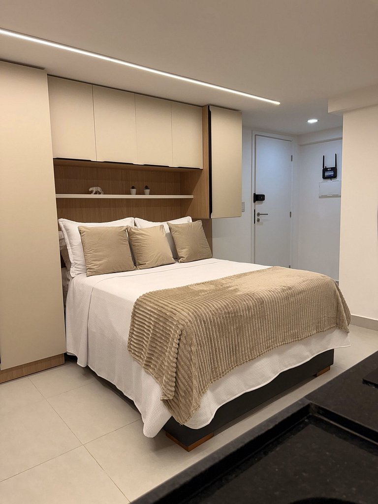 Flat Cabo Branco Aurea 50m do mar 306