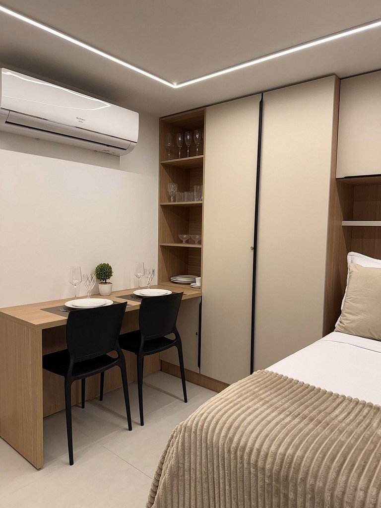 Flat Cabo Branco Aurea 50m do mar 306