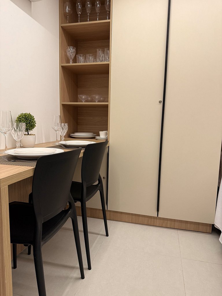 Flat Cabo Branco Aurea 50m do mar 306