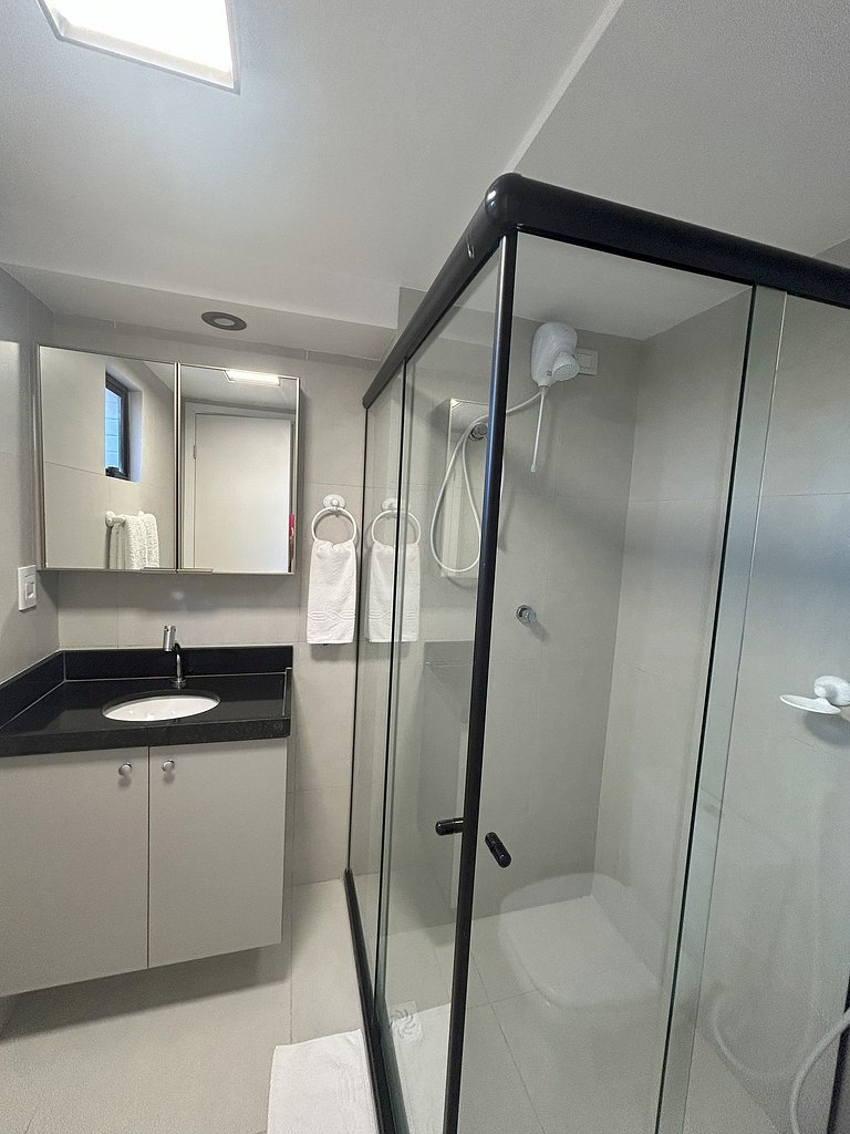 Flat Cabo Branco Aurea 50m do mar 411