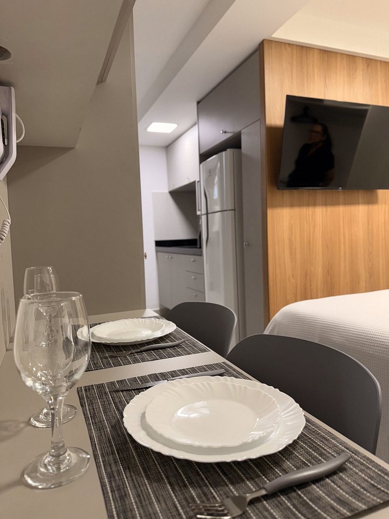 Flat Cabo Branco Aurea 50m do mar 411