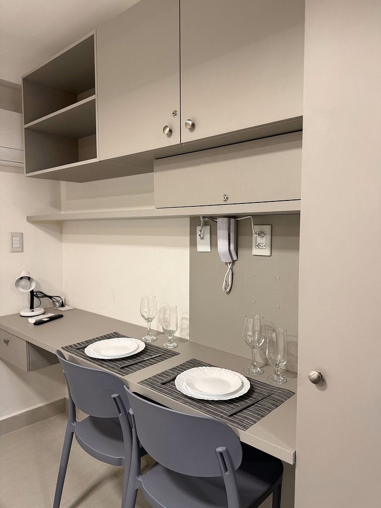 Flat Cabo Branco Aurea 50m do mar 411