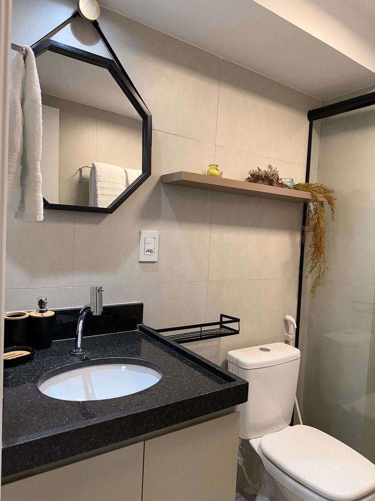 Flat Cabo Branco Aurea 50m do mar 602