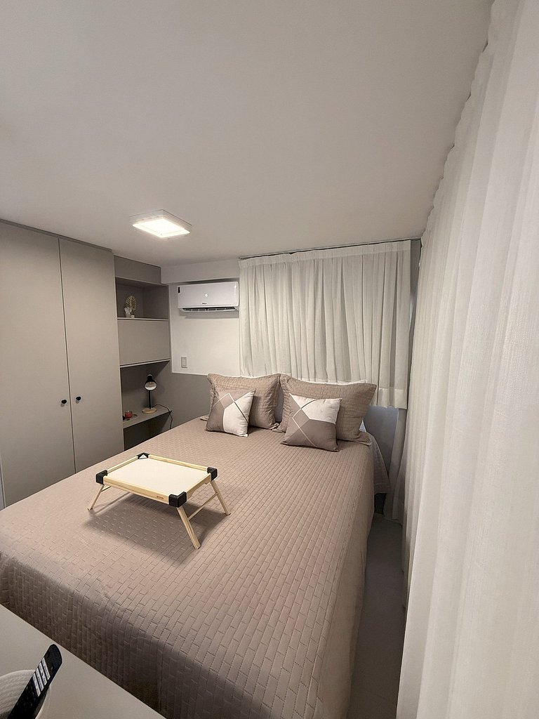 Flat Cabo Branco Aurea 50m do mar 402