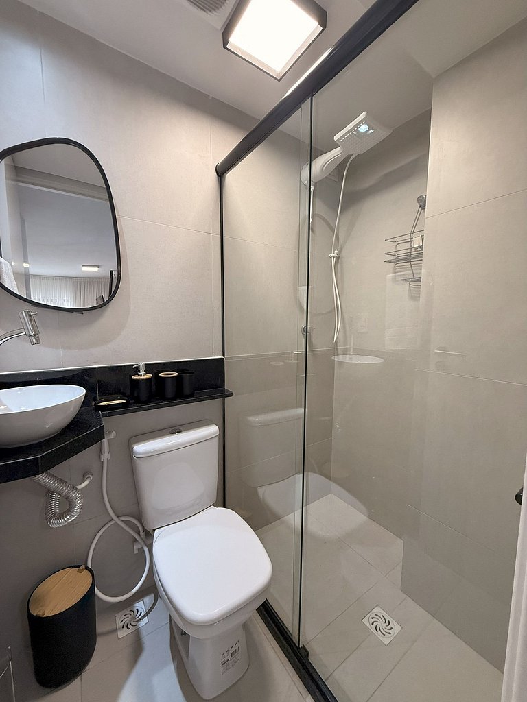 Flat Cabo Branco Aurea 50m do mar 402