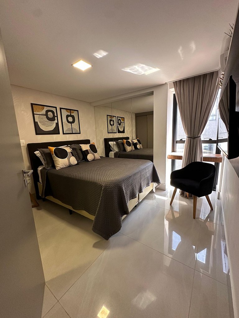Fortune · Apartamento Beira Mar do Cabo Branco, 2 suites