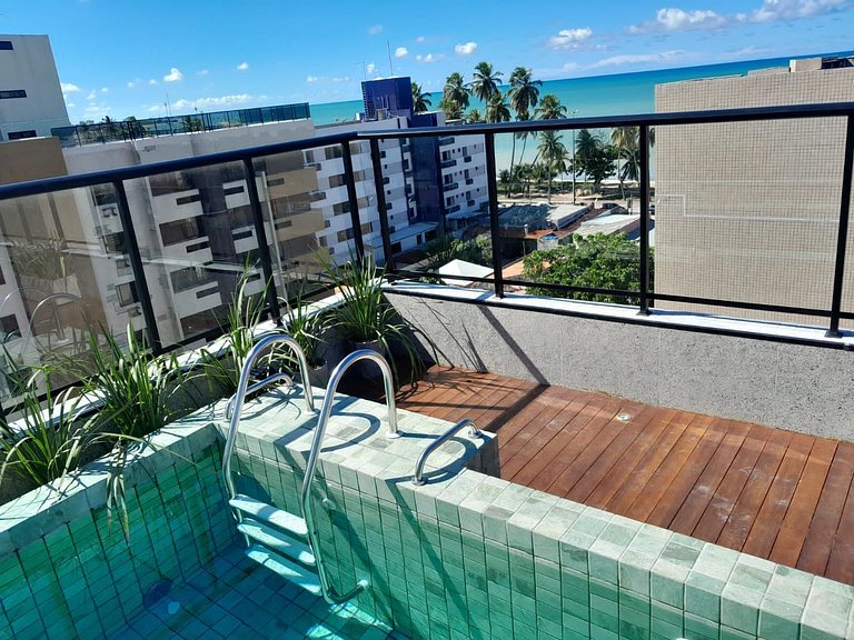 Cabo Branco Aurea Studio 50m from the sea 601