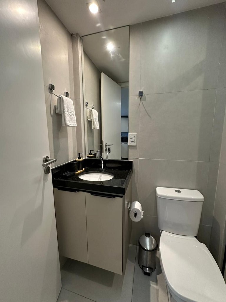 Studio Cabo Branco 50m from the sea 210
