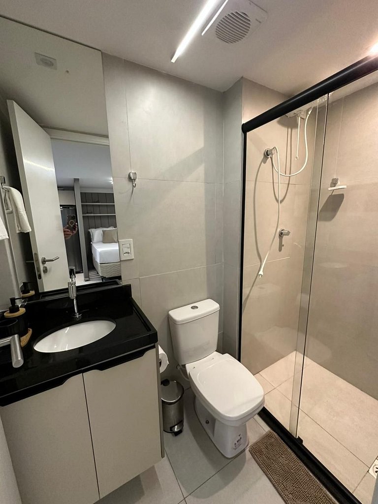 Studio Cabo Branco 50m from the sea 210