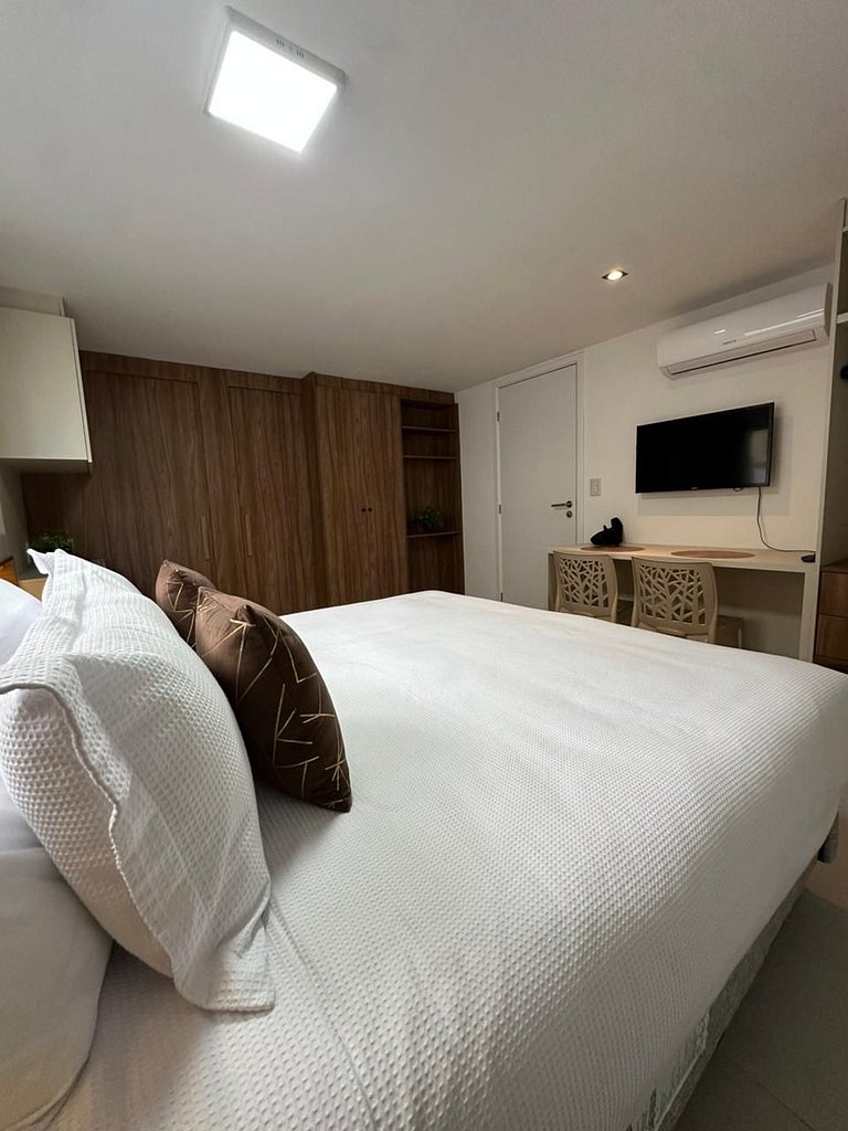 Flat Aurea Cabo Branco a 50m do mar 310