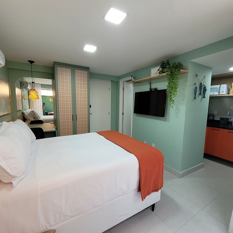 Flat Aurea Cabo Branco 50m do mar 104