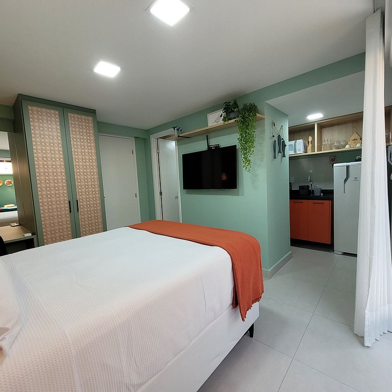 Flat Aurea Cabo Branco 50m do mar 104