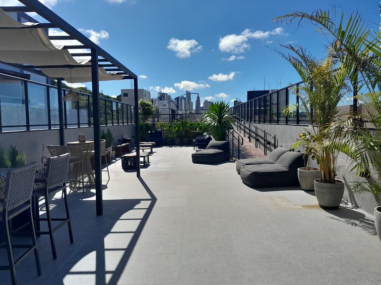 Luxo Cabo Branco Aurea a 50m do mar rooftop pool