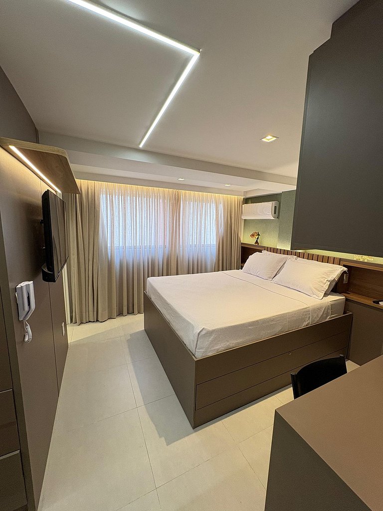 Flat Cabo Branco Aurea 409 50m do mar