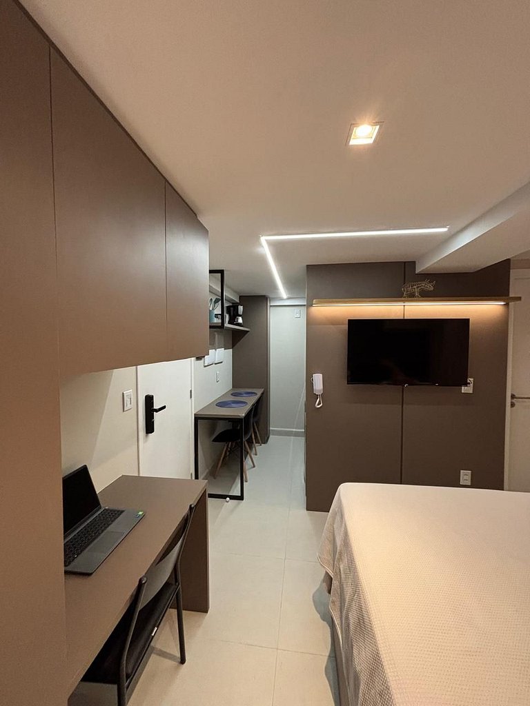 Flat Cabo Branco Aurea 409 50m do mar