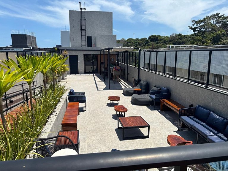 Flat Cabo Branco Aurea 409 50m do mar